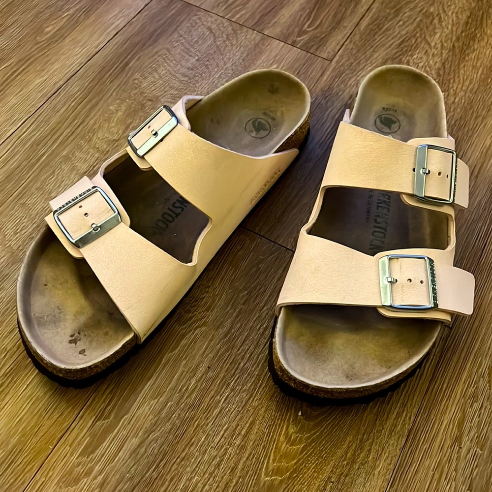 Birkenstock Women's Light Pink Double Buckle Sandals